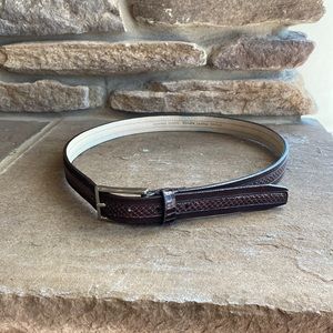 Calvin Klein Brown Leather Belt